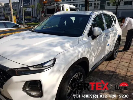 인천신차검수 및 썬팅,아이나비 퀀텀 시공 싼타페TM