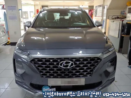 인천 신차썬팅 신차검수부터 블랙박스까지 패키지시공 싼타페TM