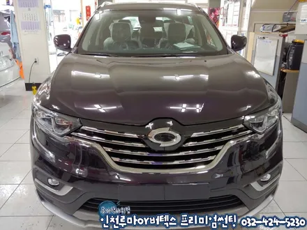 QM6 아메시스트블랙 루마 썬팅 래티튜드 블랙박스 QXD1500 시공