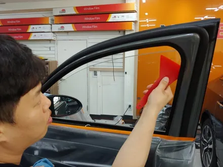 인천 쏘나타DN8 햄턴그레이 루마 썬팅 버텍스900/700 시공