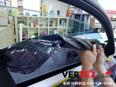 쿠폰필름에서 루마정품필름으로 썬팅재시공