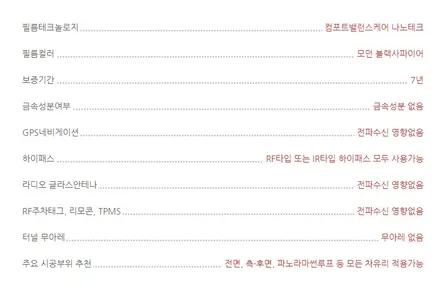 자동차썬팅가격만큼 성능이 뒷받침 되는지체크