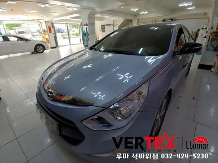 소나타하이브리드 전면썬팅&블랙박스 QXD1500 커넥티드 시공