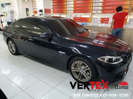 수입차썬팅 BMW 520d 전면 버텍스700 재시공