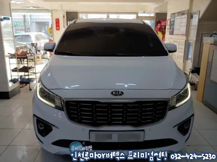 인천 열차단썬팅 신차 올뉴카니발  루마 래티튜드,아티젠 시공