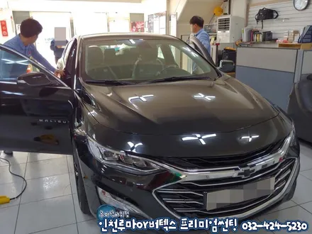 말리부 인천 신차검수 신차썬팅 루마 버텍스500 블랙메탈룩