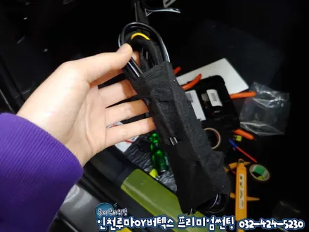 인천 신차썬팅 신차검수부터 블랙박스까지 패키지시공 싼타페TM