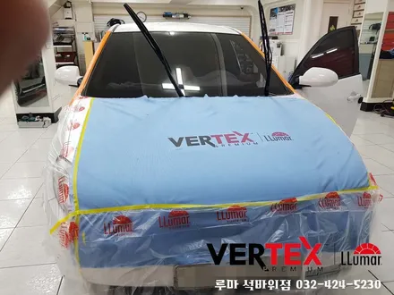 아반떼HD 루마 래티튜드로 전면썬팅 재시공