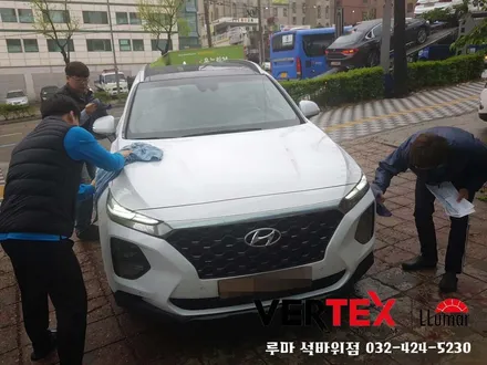 싼타페TM 신차검수 및 버텍스700,래티튜드 썬팅