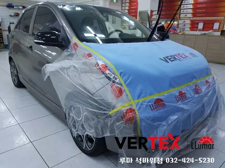 인천루마썬팅 모닝 버텍스700 전면썬팅