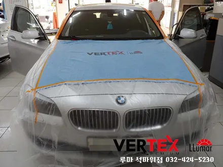BMW 520d 수입차썬팅 전면 버텍스700