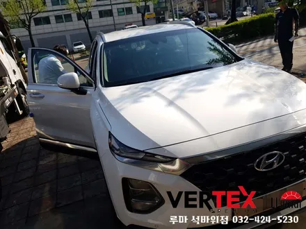 인천신차검수 및 썬팅,아이나비 퀀텀 시공 싼타페TM