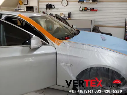 BMW 520d 수입차썬팅 전면 버텍스700