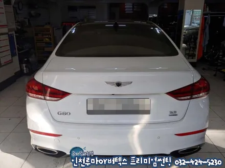 인천 신차썬팅 제네시스G80 루마 버텍스900