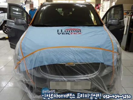 인천 전면썬팅 올란도 3M 썬팅 뿌연현상으로 루마 썬팅 재시공