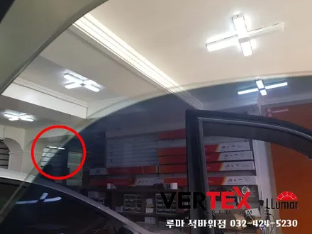 인천썬팅재시공 구형 스포티지 열차단썬팅시공