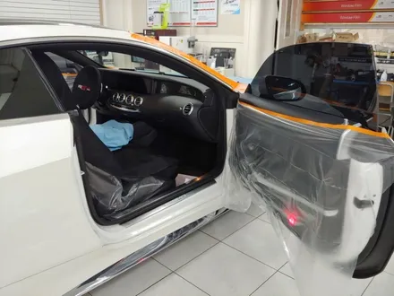 벤츠 AMG S63 썬팅 재시공 시인성좋은 루마 버텍스900 (인천)