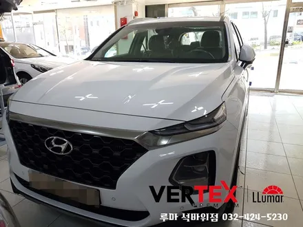 인천신차검수 및 썬팅,아이나비 퀀텀 시공 싼타페TM