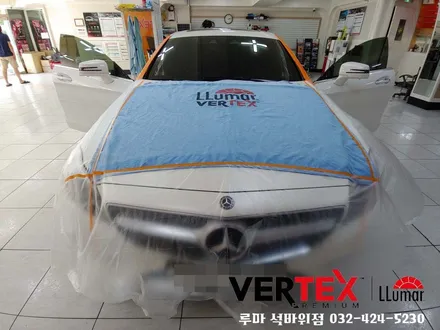 벤츠CLS250 버텍스900 인천썬팅재시공(전면,썬루프)
