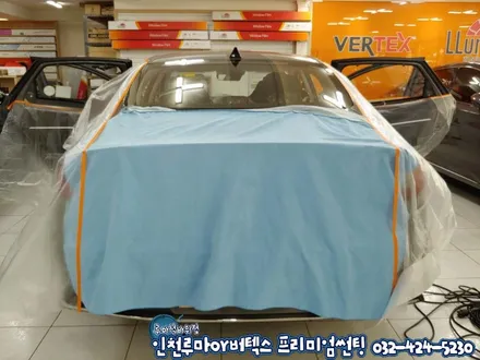 인천 쏘나타DN8 햄턴그레이 루마 썬팅 버텍스900/700 시공