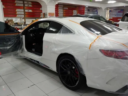 벤츠 AMG S63 썬팅 재시공 시인성좋은 루마 버텍스900 (인천)