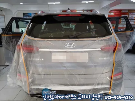 인천 신차썬팅 신차검수부터 블랙박스까지 패키지시공 싼타페TM