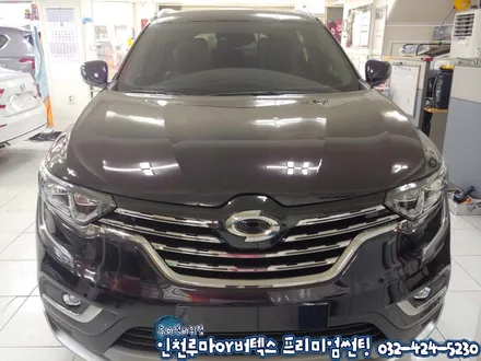 QM6 아메시스트블랙 루마 썬팅 래티튜드 블랙박스 QXD1500 시공