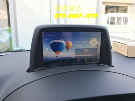 그랜드 스타렉스 파인드라이브 몬스터7 내비게이션 상단 매립 출장시공 / 수원시 원천동