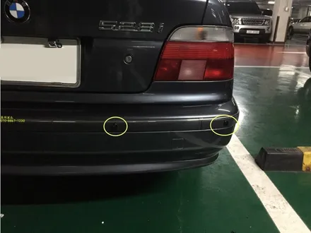 BMW 올드카 528i 후방감지 센서 남양주시 출장시공 / 수원시 원천동