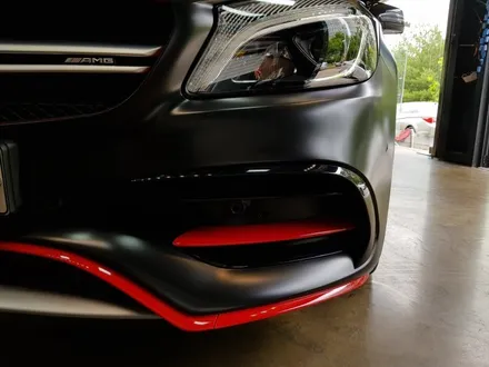 구미랩핑/구미전체랩핑/벤츠 A45amg 포스넘치는 사틴블랙 전체랩핑 시공기~!! / 구미시 인의동