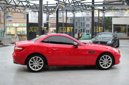 [구미 전체랩핑] [핌프아트] 벤츠 SLK 350 AMG Avery(에이버리) - 유광 카마인레드 전체랩핑 / 구미시 인의동