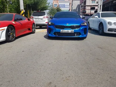 구미랩핑/구미전체랩핑/스팅어전체랩핑/무광크롬블루 전체랩핑으로 스팅어 꾸며봤어요^^ / 구미시 인의동