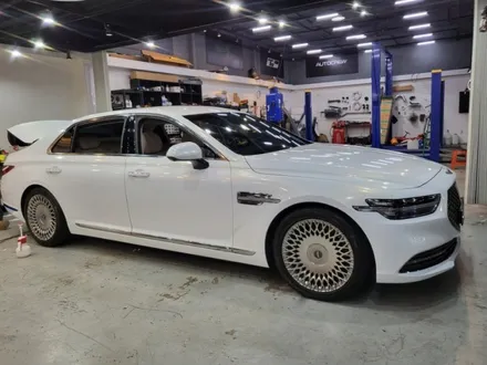 구미랩핑/흰둥이로 변신한 제네시스G90! / 구미시 인의동