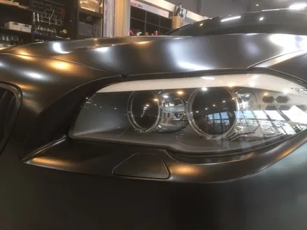 구미랩핑/BMW 5시리즈 사틴블랙 전체랩핑 시공기~! / 구미시 인의동