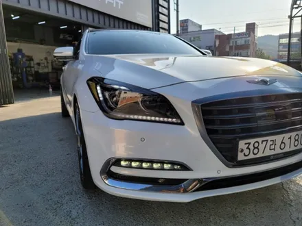 구미 제네시스 G80 전체랩핑/ 블랙바디에서 예쁜 화이트바디로 만들어 봤어요! / 구미시 인의동