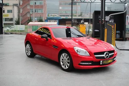 [구미 전체랩핑] [핌프아트] 벤츠 SLK 350 AMG Avery(에이버리) - 유광 카마인레드 전체랩핑 / 구미시 인의동