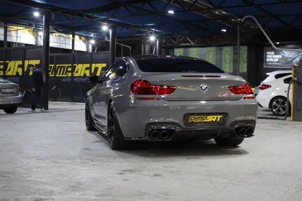 [구미 랩핑] BMW M6 다크그레이(Gloss dark gray) 전체랩핑 시공기~! / 구미시 인의동