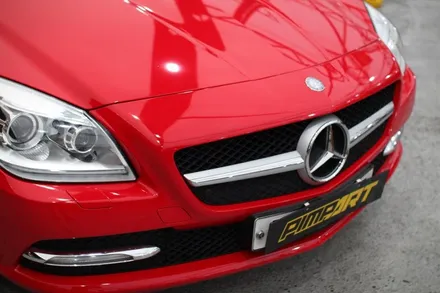 [구미 전체랩핑] [핌프아트] 벤츠 SLK 350 AMG Avery(에이버리) - 유광 카마인레드 전체랩핑 / 구미시 인의동