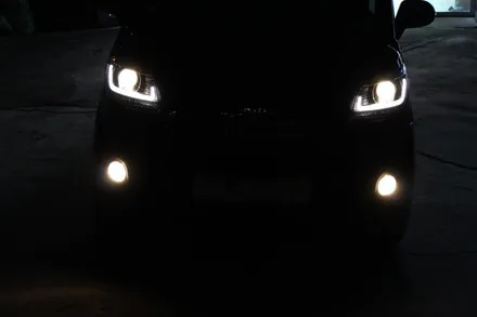 신형 레이 led전조등 및 led안개등 장착