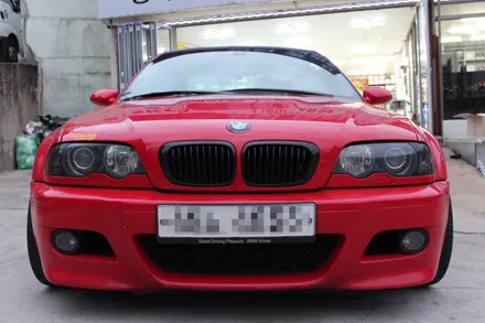 울산썬팅 시공 전문점에서 BMW M3 E46 미러반사썬팅 시공