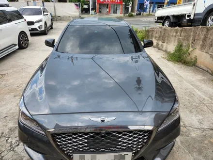 제네시스 G80 스포츠 프리미엄 브랜드 루마 버텍스300 썬팅 시공