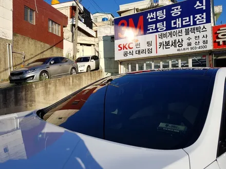 [울산3M썬팅]제네시스G80 스포츠 3M 크리스탈썬팅 시공