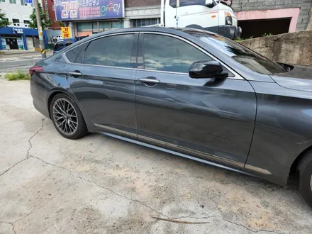 제네시스 G80 스포츠 프리미엄 브랜드 루마 버텍스300 썬팅 시공