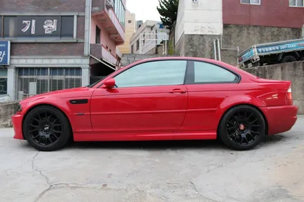 울산썬팅 시공 전문점에서 BMW M3 E46 미러반사썬팅 시공