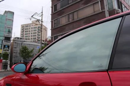 울산썬팅 시공 전문점에서 BMW M3 E46 미러반사썬팅 시공