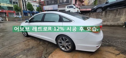 LF소나타 어보브 레트로R 반반사 썬팅 [울산 패스트카]