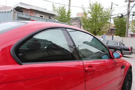 울산썬팅 시공 전문점에서 BMW M3 E46 미러반사썬팅 시공