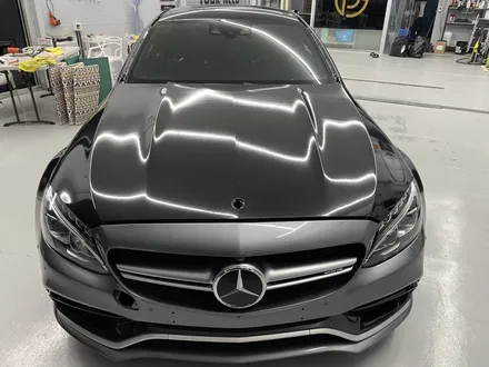 용인랩핑 벤츠 C63AMG 전체랩핑으로분위기바꾸기!! / 용인, 광교, 동탄, 소원