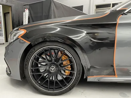 용인랩핑 벤츠 C63AMG 전체랩핑으로분위기바꾸기!! / 용인, 광교, 동탄, 소원