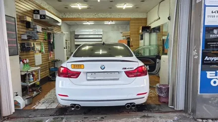 BMW 유리 ‘돌빵’ 복원후 전면 재시공 / 서울 성동구 용답동